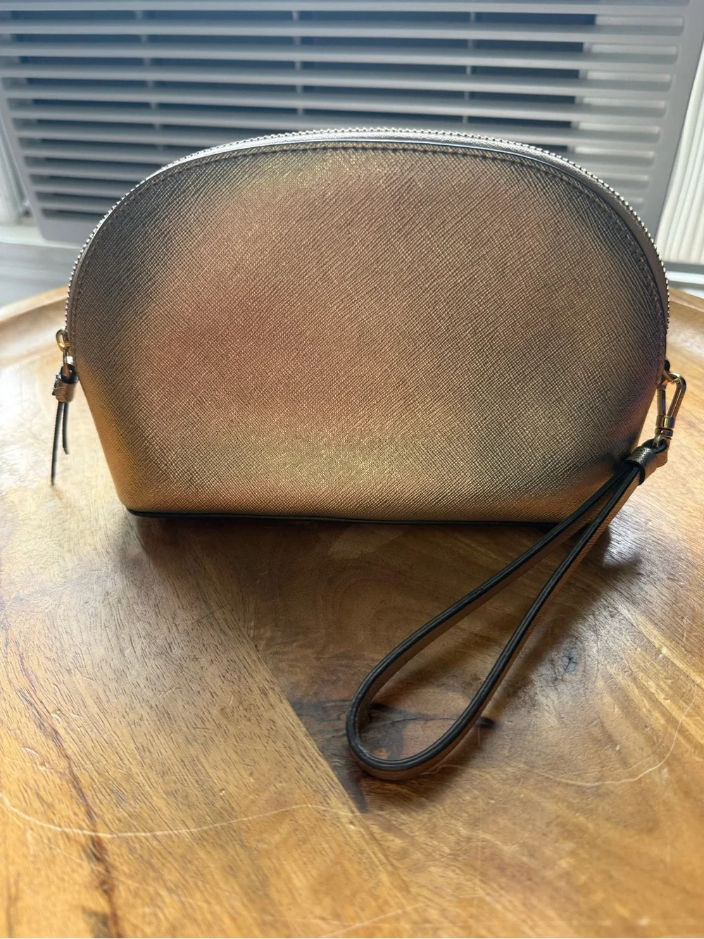 Kate Spade Metallic Gold Dome Wristlet